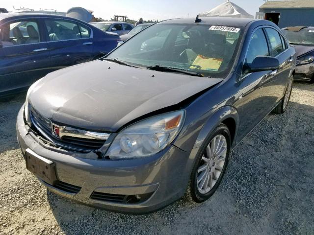 1G8ZX57719F175879 - 2009 SATURN AURA XR GRAY photo 2