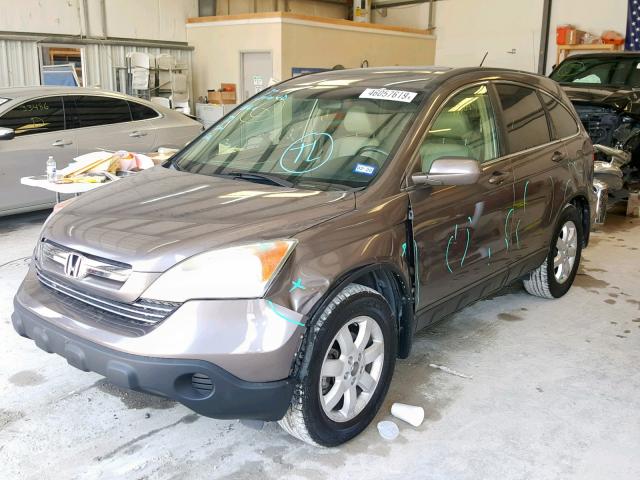 5J6RE38719L006620 - 2009 HONDA CR-V EXL TAN photo 2