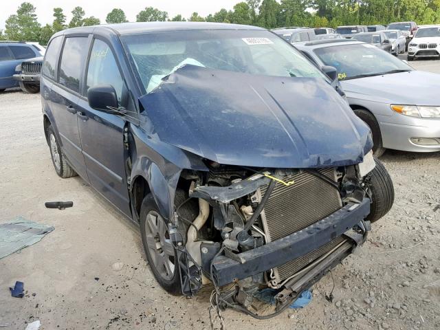 2D8HN44H08R778510 - 2008 DODGE GRAND CARA BLUE photo 1