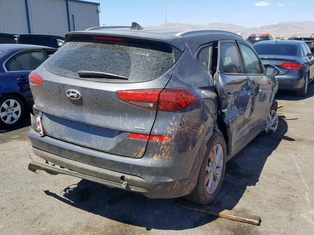 KM8J3CA48KU844258 - 2019 HYUNDAI TUCSON LIM GRAY photo 4