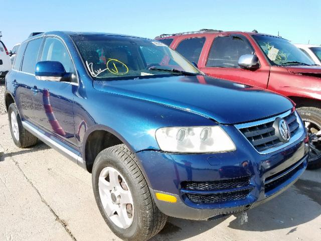 WVGBC67L64D015213 - 2004 VOLKSWAGEN TOUAREG 3. BLUE photo 1