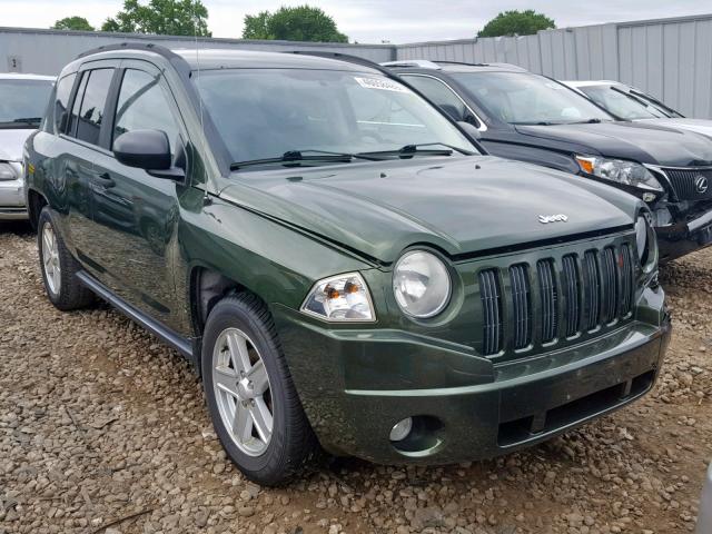 1J8FF47W27D211643 - 2007 JEEP COMPASS GREEN photo 1