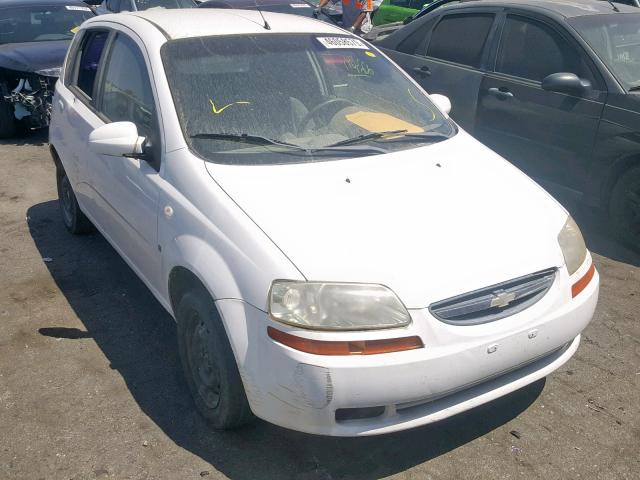 KL1TD66677B692117 - 2007 CHEVROLET AVEO BASE 白色 照片 1