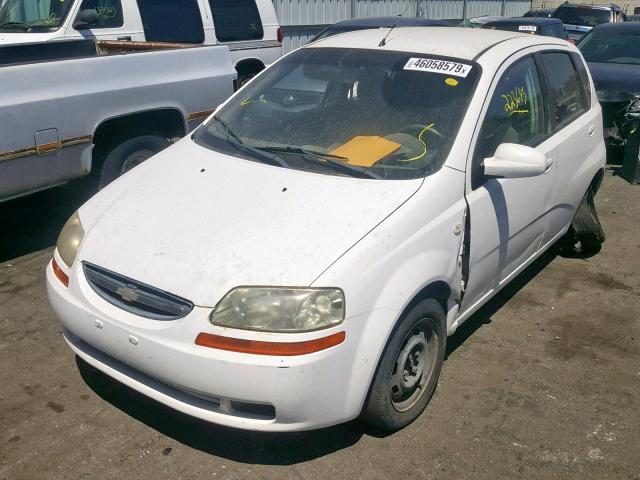 KL1TD66677B692117 - 2007 CHEVROLET AVEO BASE 白色 照片 2