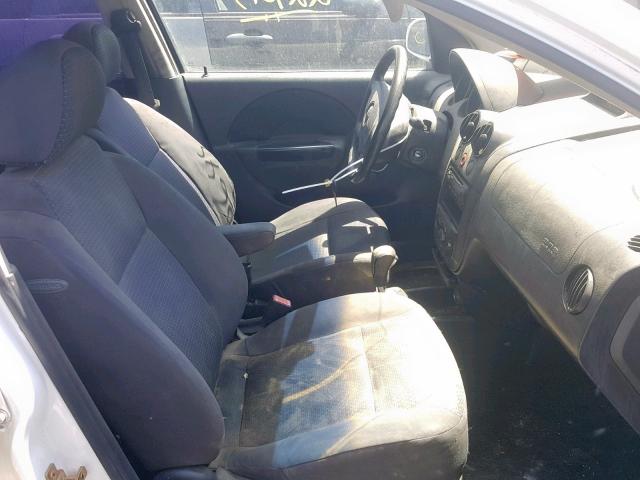 KL1TD66677B692117 - 2007 CHEVROLET AVEO BASE 白色 照片 5