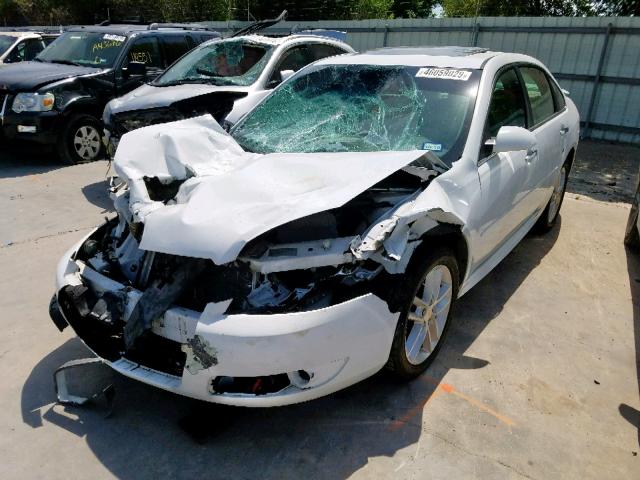 2G1WC5EM8A1213528 - 2010 CHEVROLET IMPALA LTZ WHITE photo 2