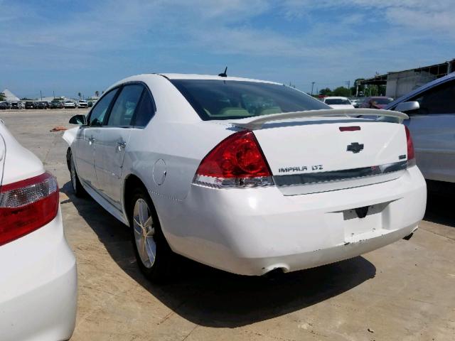 2G1WC5EM8A1213528 - 2010 CHEVROLET IMPALA LTZ WHITE photo 3