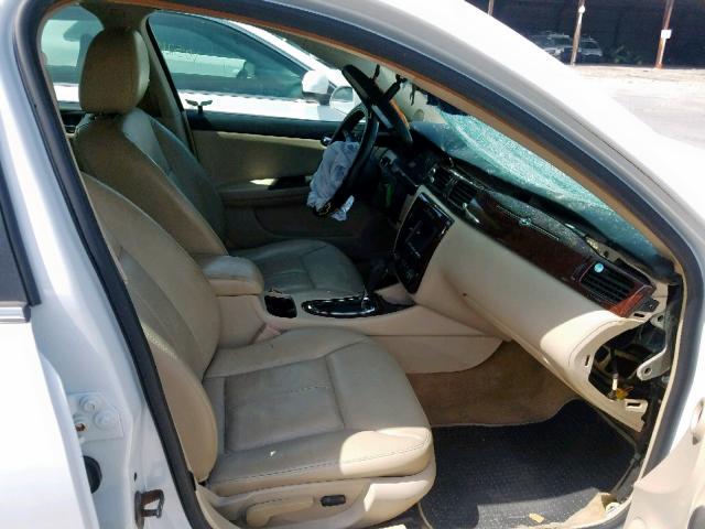 2G1WC5EM8A1213528 - 2010 CHEVROLET IMPALA LTZ WHITE photo 5