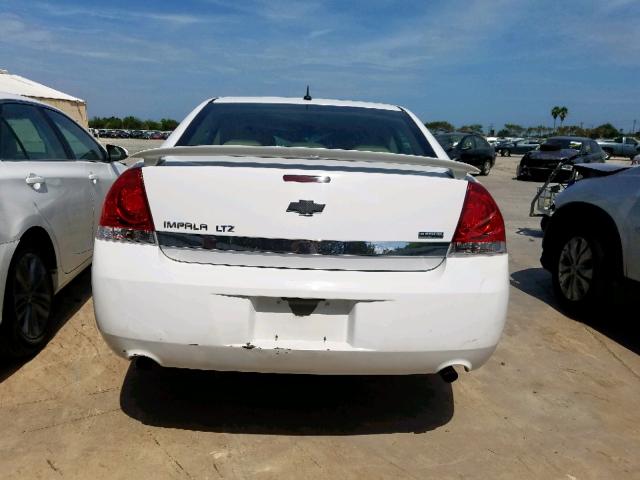 2G1WC5EM8A1213528 - 2010 CHEVROLET IMPALA LTZ WHITE photo 9