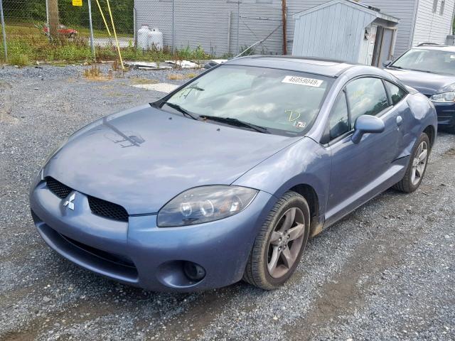 4A3AK24F37E024456 - 2007 MITSUBISHI ECLIPSE GS BLUE photo 2