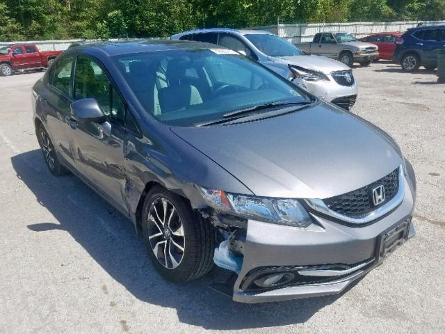 19XFB2F91DE065975 - 2013 HONDA CIVIC EXL 灰色 照片 1