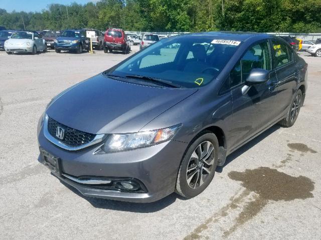 19XFB2F91DE065975 - 2013 HONDA CIVIC EXL 灰色 照片 2