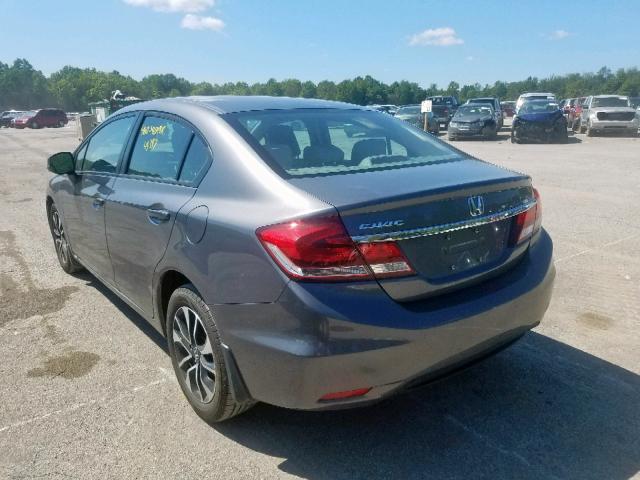 19XFB2F91DE065975 - 2013 HONDA CIVIC EXL 灰色 照片 3