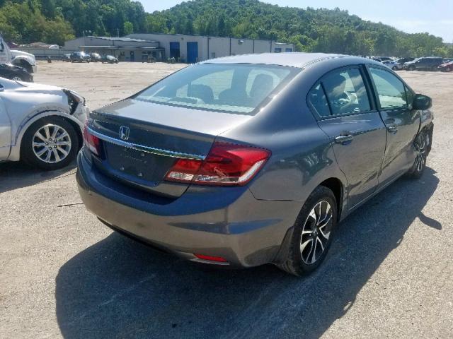 19XFB2F91DE065975 - 2013 HONDA CIVIC EXL 灰色 照片 4