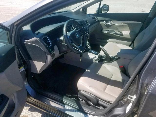19XFB2F91DE065975 - 2013 HONDA CIVIC EXL 灰色 照片 5