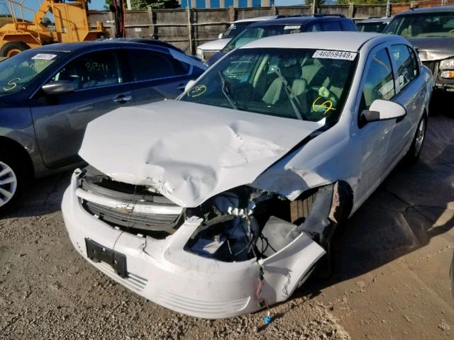 1G1AT58H397276348 - 2009 CHEVROLET COBALT LT WHITE photo 1