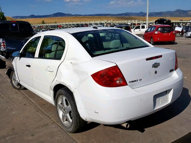 1G1AT58H397276348 - 2009 CHEVROLET COBALT LT WHITE photo 3