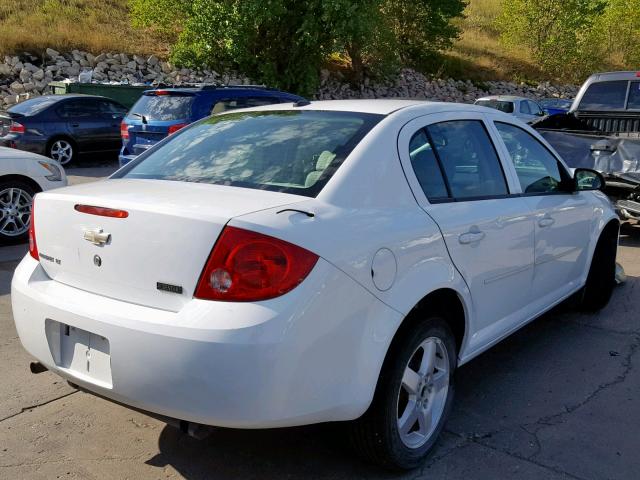 1G1AT58H397276348 - 2009 CHEVROLET COBALT LT WHITE photo 4