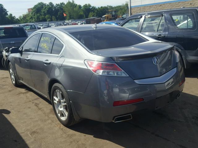 19UUA86529A021098 - 2009 ACURA TL GRAY photo 3