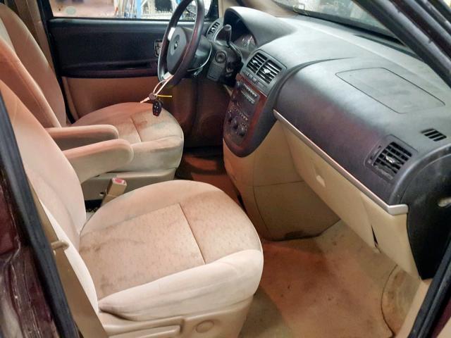 1GNDV23W17D192957 - 2007 CHEVROLET UPLANDER L 栗色 照片 5