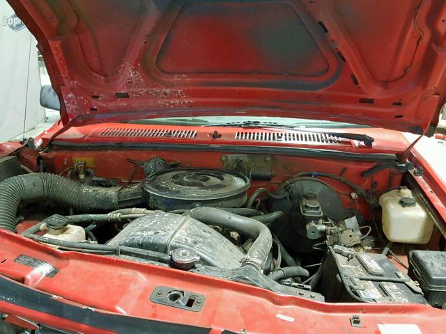 1B7GG26X0TW709720 - 1996 DODGE DAKOTA RED photo 7