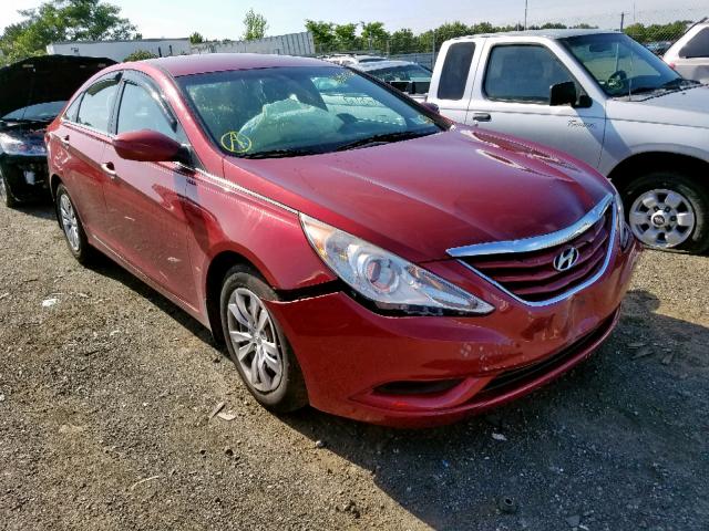 5NPEB4AC7BH102773 - 2011 HYUNDAI SONATA GLS RED photo 1