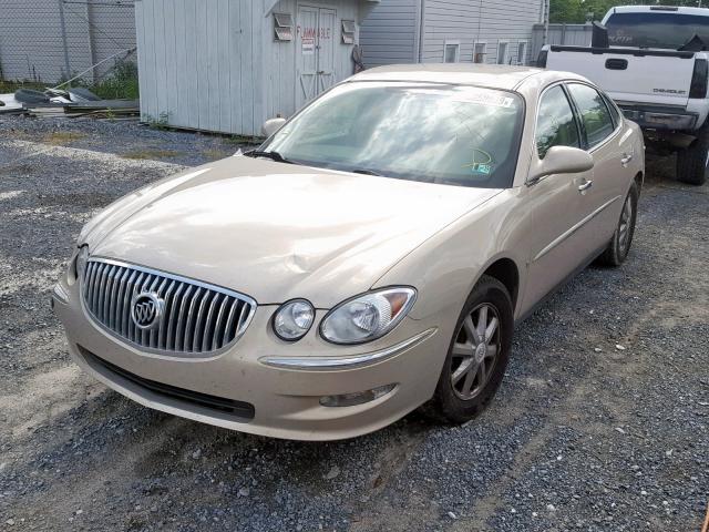 2G4WC582081193198 - 2008 BUICK LACROSSE C BEIGE photo 2