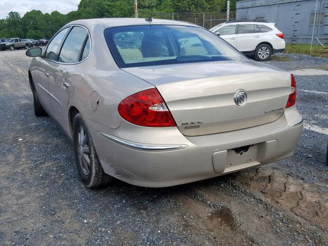 2G4WC582081193198 - 2008 BUICK LACROSSE C BEIGE photo 3