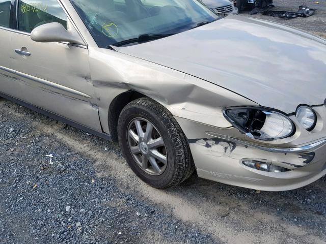 2G4WC582081193198 - 2008 BUICK LACROSSE C BEIGE photo 9