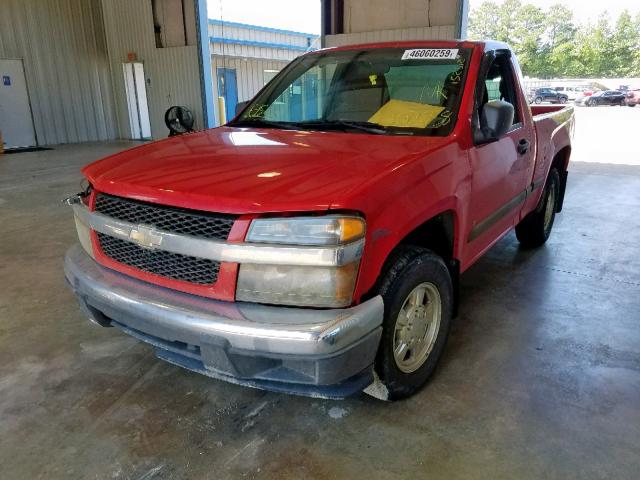 1GCCS149778202738 - 2007 CHEVROLET COLORADO RED photo 2