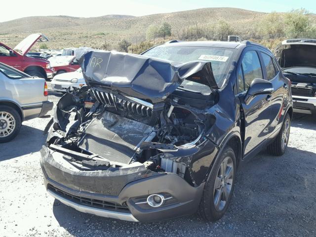 KL4CJGSB0EB774658 - 2014 BUICK ENCORE BLACK photo 2