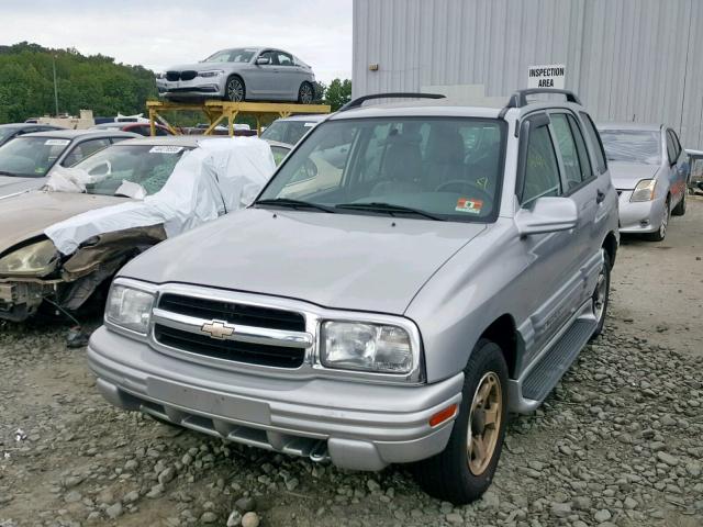 2CNBE634816938621 - 2001 CHEVROLET TRACKER LT SILVER photo 2