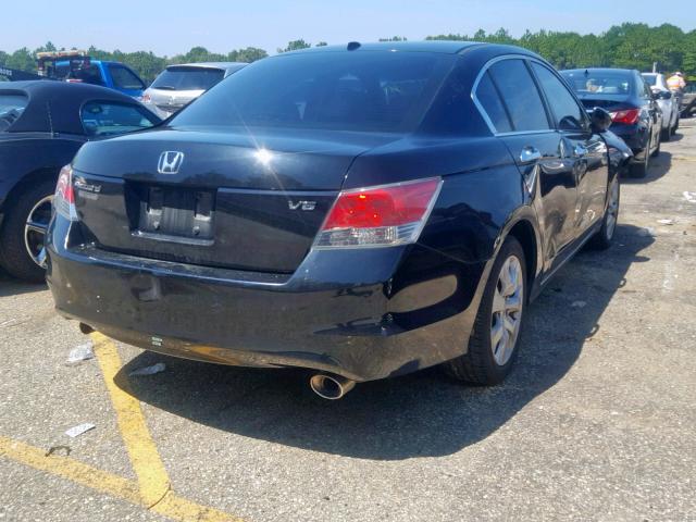 1HGCP36829A005961 - 2009 HONDA ACCORD EXL BLACK photo 4