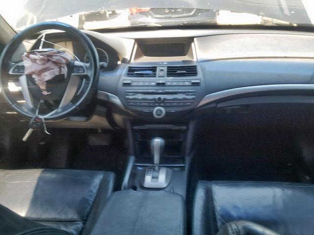 1HGCP36829A005961 - 2009 HONDA ACCORD EXL BLACK photo 9