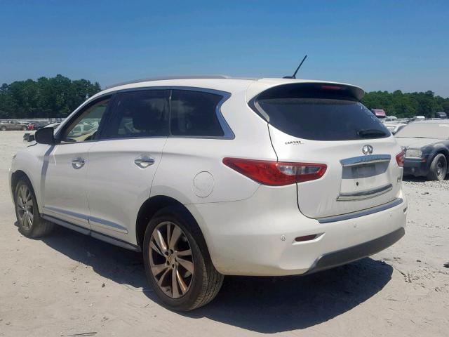 5N1AL0MMXDC353340 - 2013 INFINITI JX35 CREAM photo 3