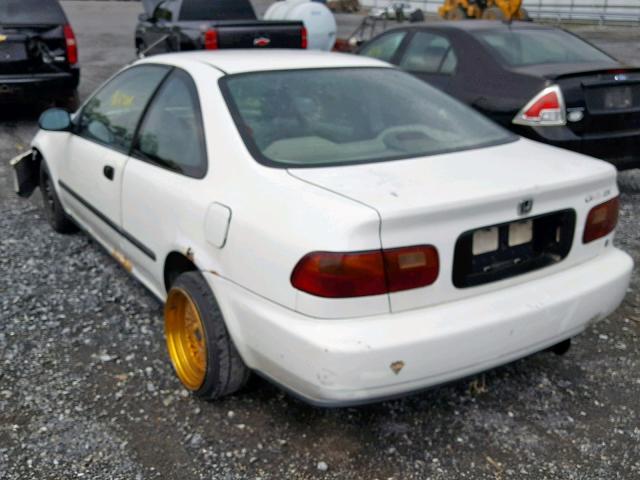 1HGEJ2225RL028192 - 1994 HONDA CIVIC DX WHITE photo 3