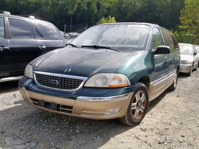 2FMDA53441BA76424 - 2001 FORD WINDSTAR S GREEN photo 2