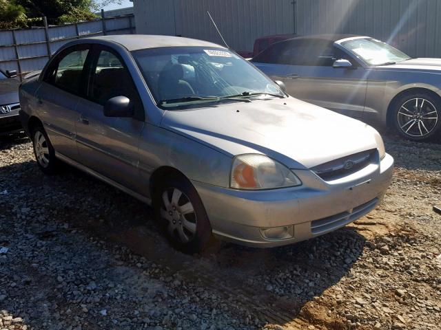 KNADC125546304206 - 2004 KIA RIO SILVER photo 1