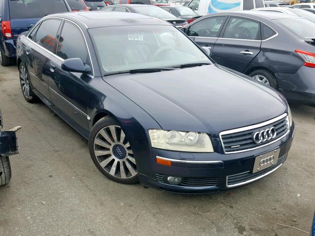 WAUML44E34N005110 - 2004 AUDI A8 L QUATT BLUE photo 1