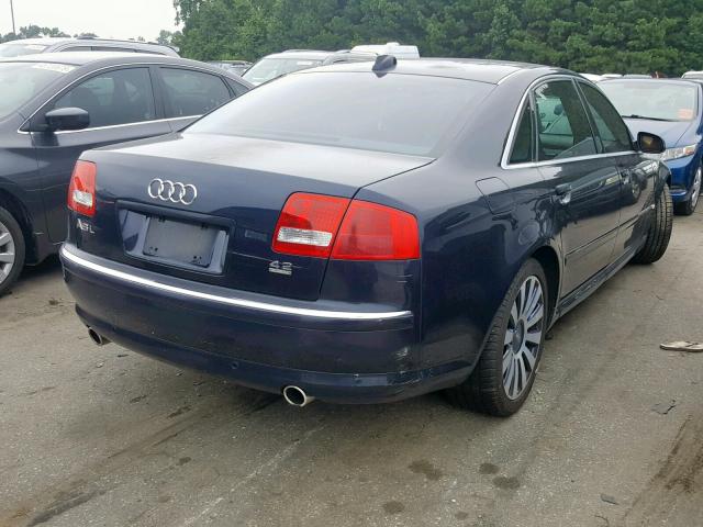 WAUML44E34N005110 - 2004 AUDI A8 L QUATT BLUE photo 4