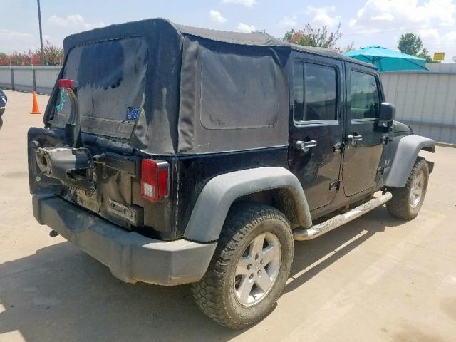 1J4GA39139L776055 - 2009 JEEP WRANGLER U BLACK photo 4