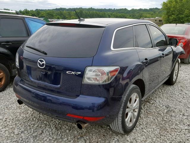 JM3ER2W32A0304660 - 2010 MAZDA CX-7 BLUE photo 4