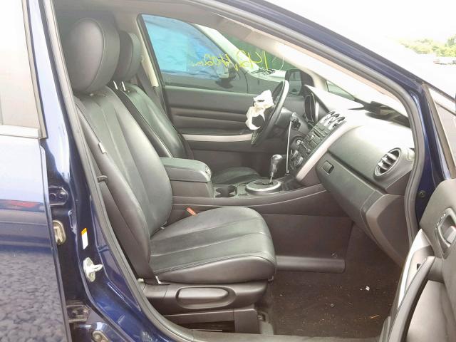 JM3ER2W32A0304660 - 2010 MAZDA CX-7 BLUE photo 5