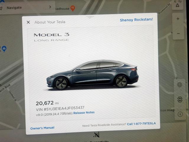 5YJ3E1EA4JF053437 - 2018 TESLA MODEL 3 GRAY photo 8