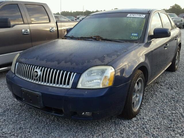 1MEHM40166G612838 - 2006 MERCURY MONTEGO LU BLUE photo 2