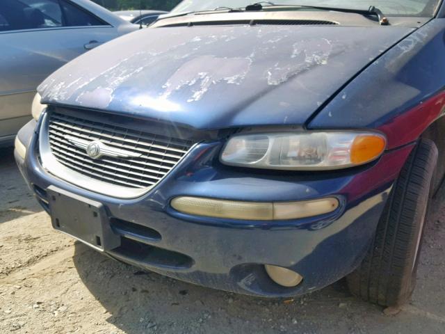 1C4GP54L6YB706532 - 2000 CHRYSLER TOWN & COU BLUE photo 9