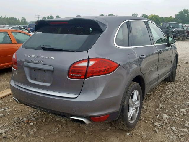 WP1AB2A20BLA47538 - 2011 PORSCHE CAYENNE S GRAY photo 4