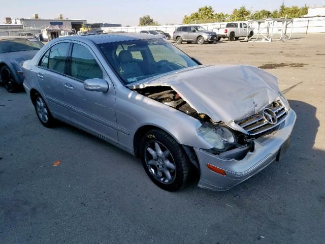 WDBRF61JX3F330034 - 2003 MERCEDES-BENZ C 240 SILVER photo 1