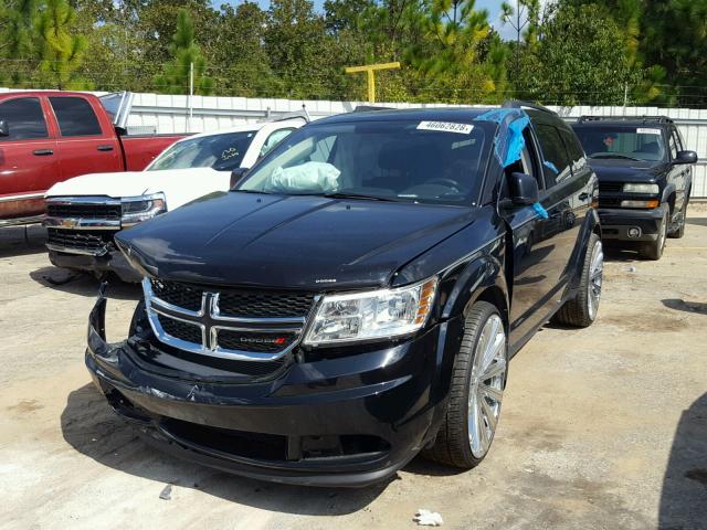 3C4PDCAB3JT171110 - 2018 DODGE JOURNEY SE BLACK photo 2