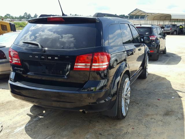 3C4PDCAB3JT171110 - 2018 DODGE JOURNEY SE BLACK photo 4